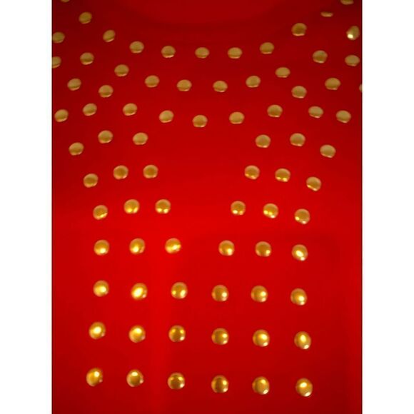 Red Studded Sweater  - Picture 3 of 6